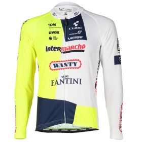 Wielershirt 2024 Intermarche Wanty Lange Mouw - Wit